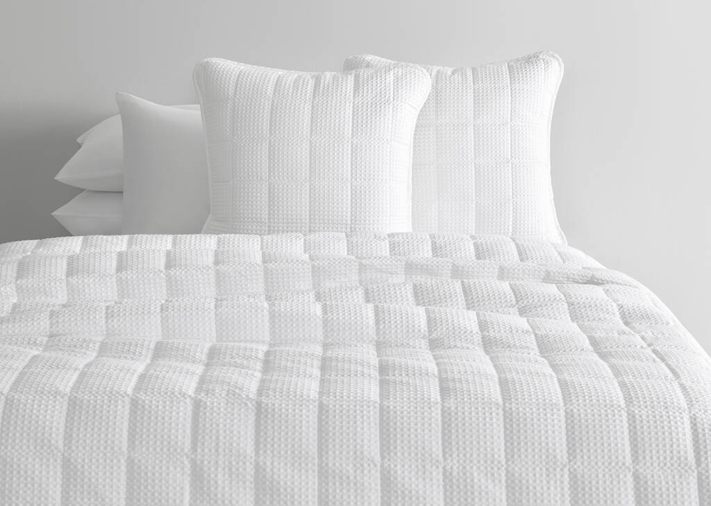 Marcel Cotton Bedspread White